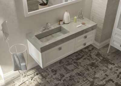 Mobile bagno classico componibile modello Retro R211