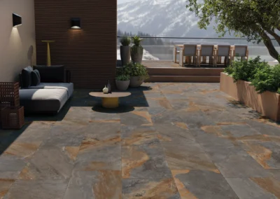 Pavimentazione outdoor Pennslate Akiba per patio